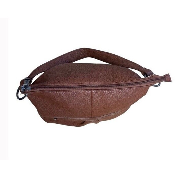 Co lab Pebbled Vegan Leather Shoulder Bag Brown Boho Fall Casual Trendy Hobo EUC - Picture 6 of 16